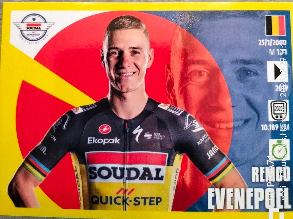 Remco Evenepoel Ronde van Frankrijk 2024 Panini, Verzenden, Nieuw