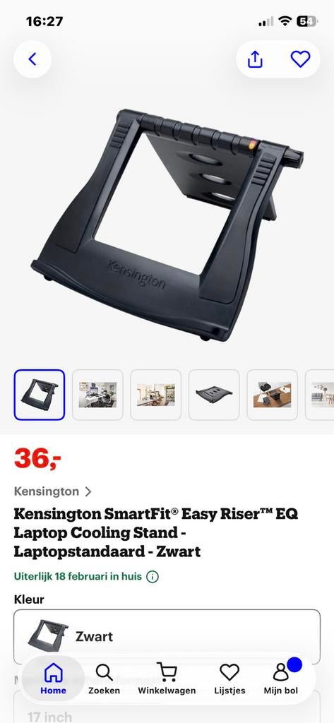 Laptopstandaard, Computers en Software, Laptopstandaarden, Ophalen, Nieuw
