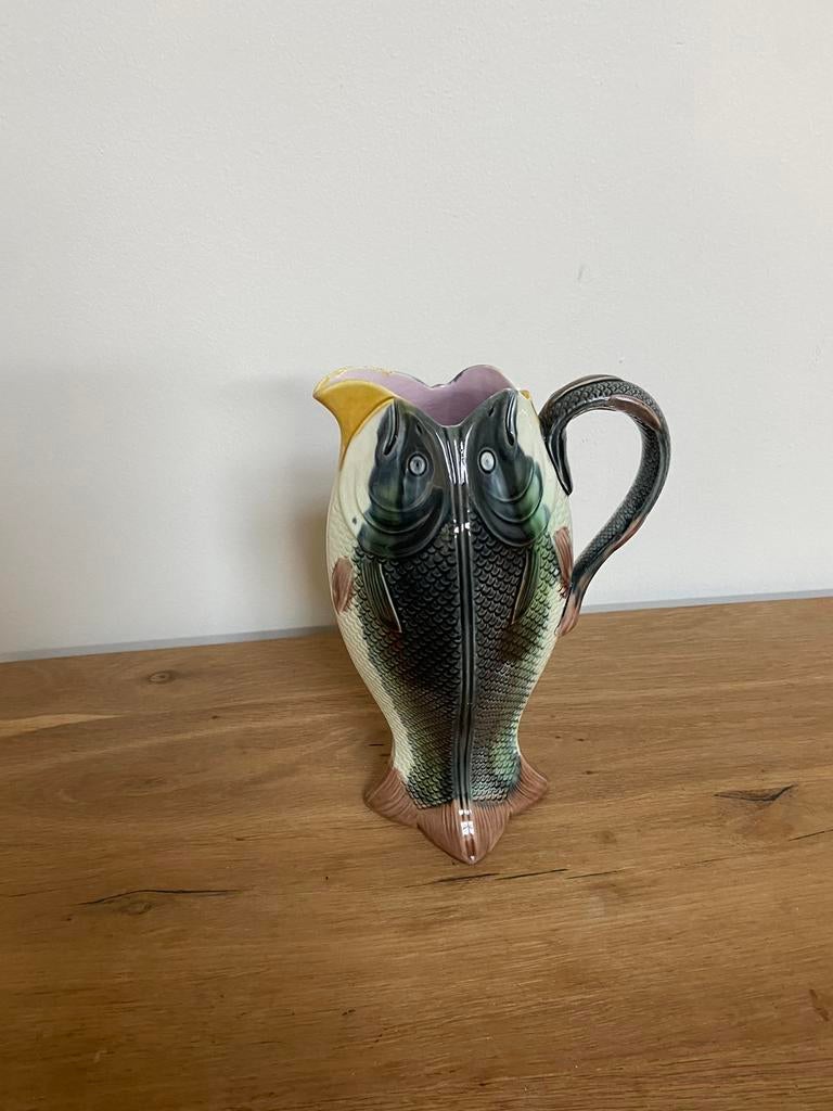 Fish pitcher/jug, Antiquités & Art, Antiquités | Vases, Enlèvement ou Envoi