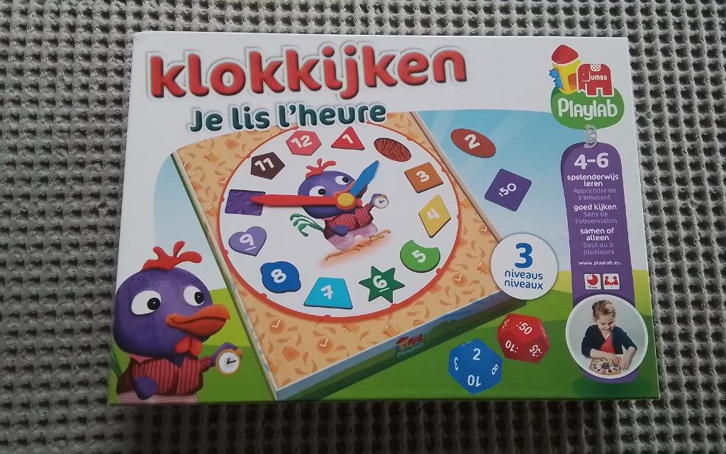 Klokkijken Playlab, Kinderen en Baby's, Speelgoed | Educatief en Creatief, Gebruikt, Ophalen of Verzenden