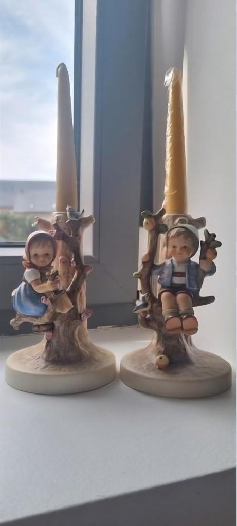2 hummel kandelaars, Antiek en Kunst, Antiek | Porselein, Ophalen of Verzenden