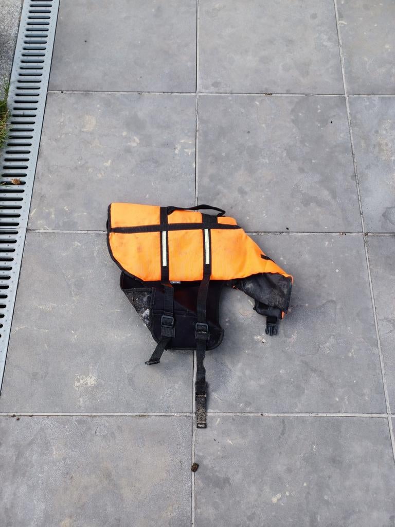 Hondenzwemvest voor type labrador, Dieren en Toebehoren, Hondenkleding, Ophalen, Gebruikt, Hondenzwemvest