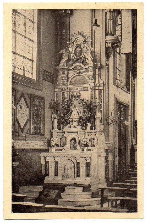 postkaart Eeklo mirakuleus beeld OLV ten Doorn / 1936, Enlèvement ou Envoi