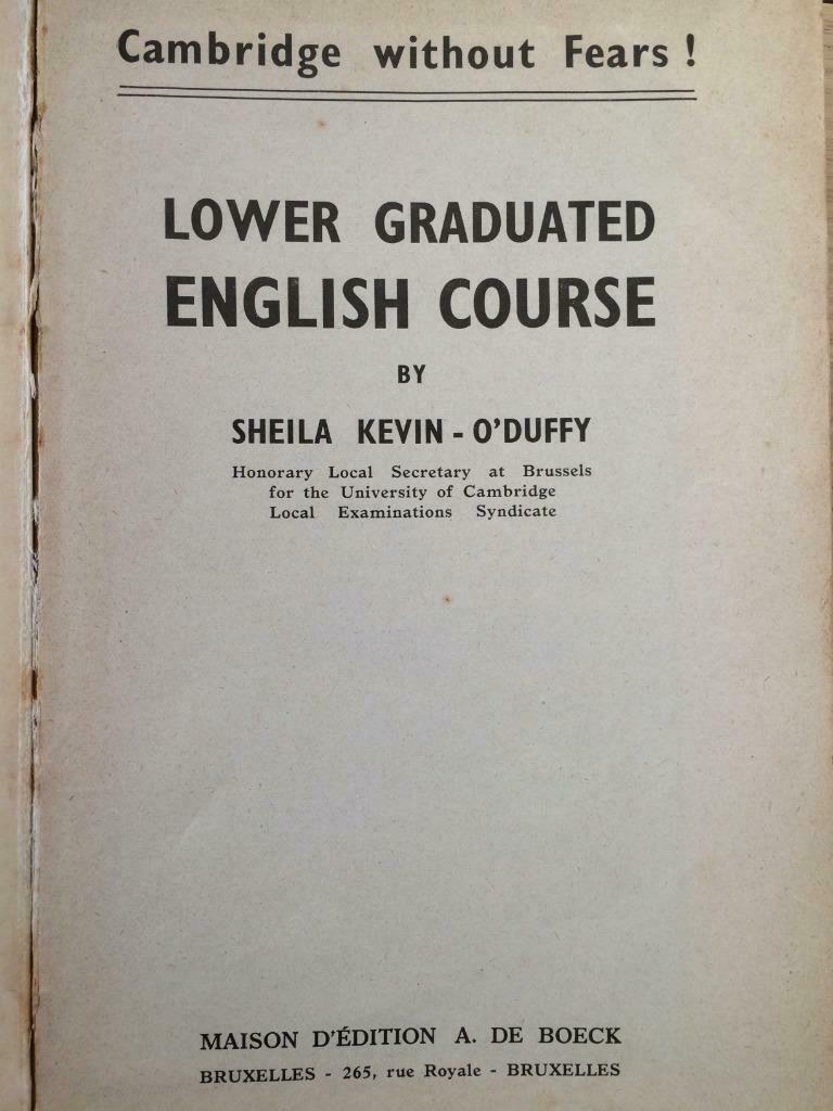 Lower Graduated English Course, Enlèvement, Utilisé, Non-fiction