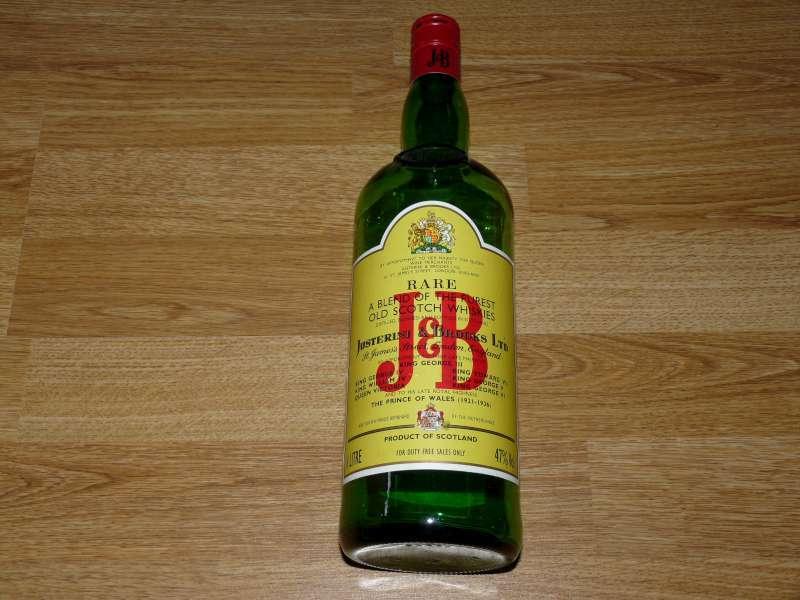 Oude fles J&B, Verzamelen, Ophalen of Verzenden
