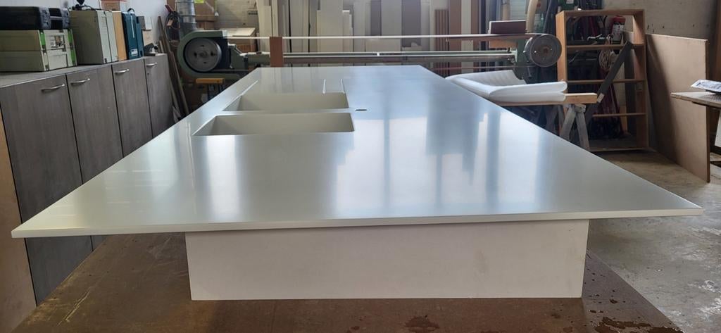 Corian werkblad, Ophalen
