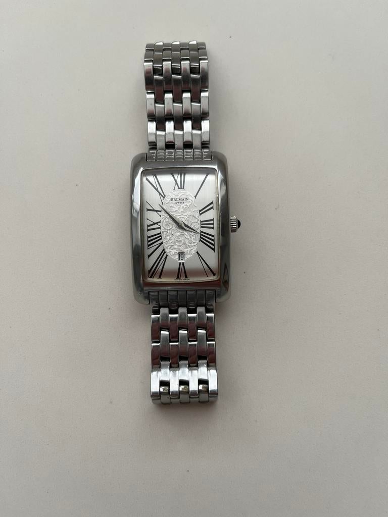 Pierre Balmain Herenhorloge, Handtassen en Accessoires, Horloges | Heren, Overige merken, Staal, Staal, Ophalen of Verzenden