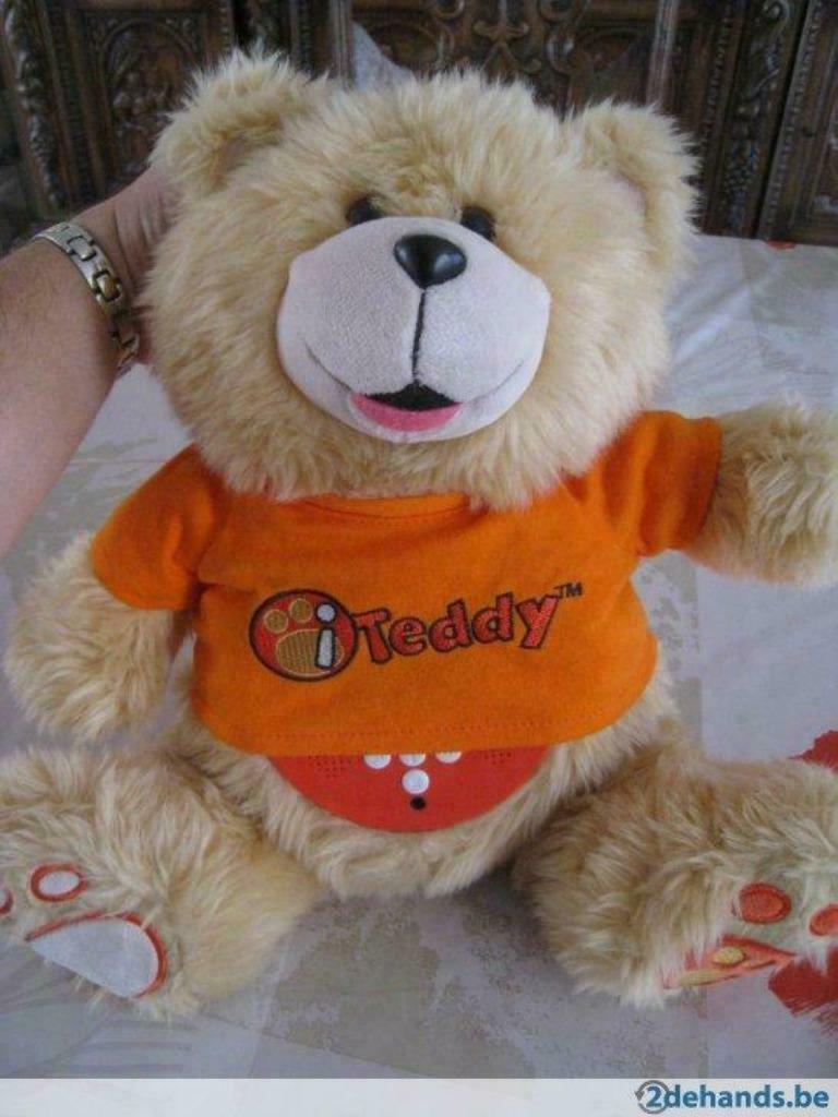 iteddy, I-Teddy, ours en peluche avec fonctions d'apprentiss, Enlèvement ou Envoi, Comme neuf, Ours
