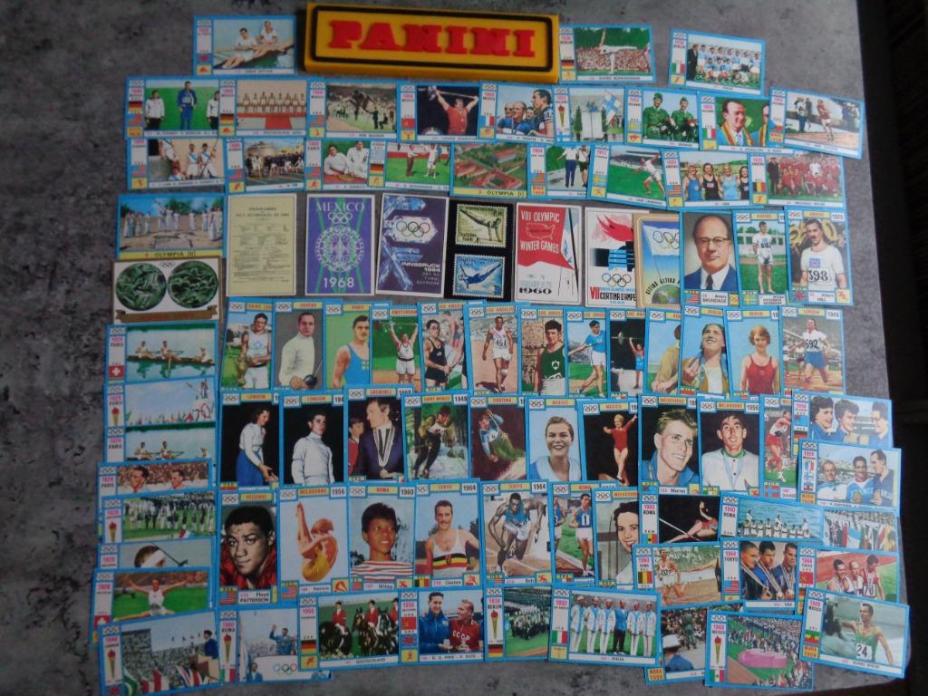 PANINI OLYMPIA 1896/1972 87X AUTOCOLLANTS ANNÉE 1972, Envoi