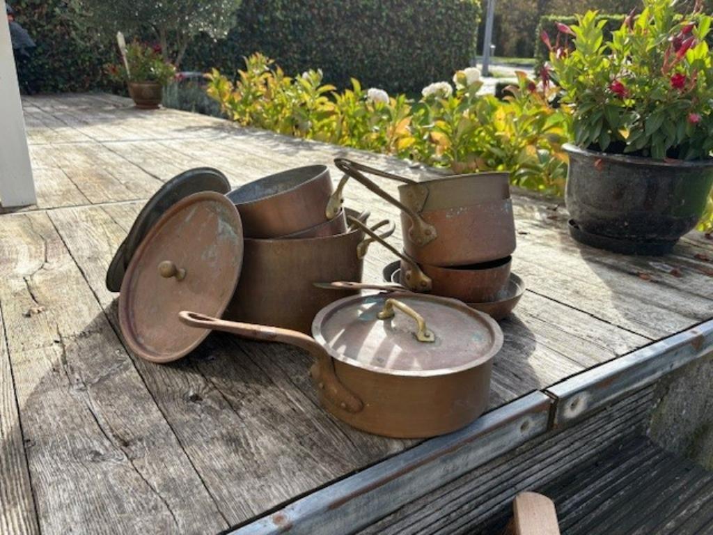 Koperen potten, Ophalen, Koper