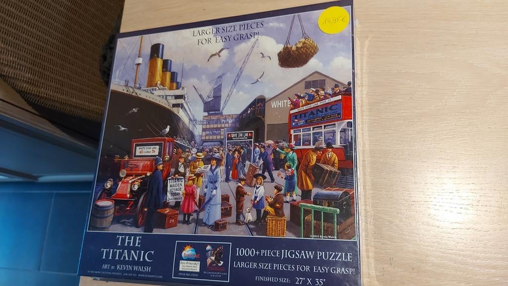 Titanium puzzel 1000 nieuw, Ophalen, Zo goed als nieuw