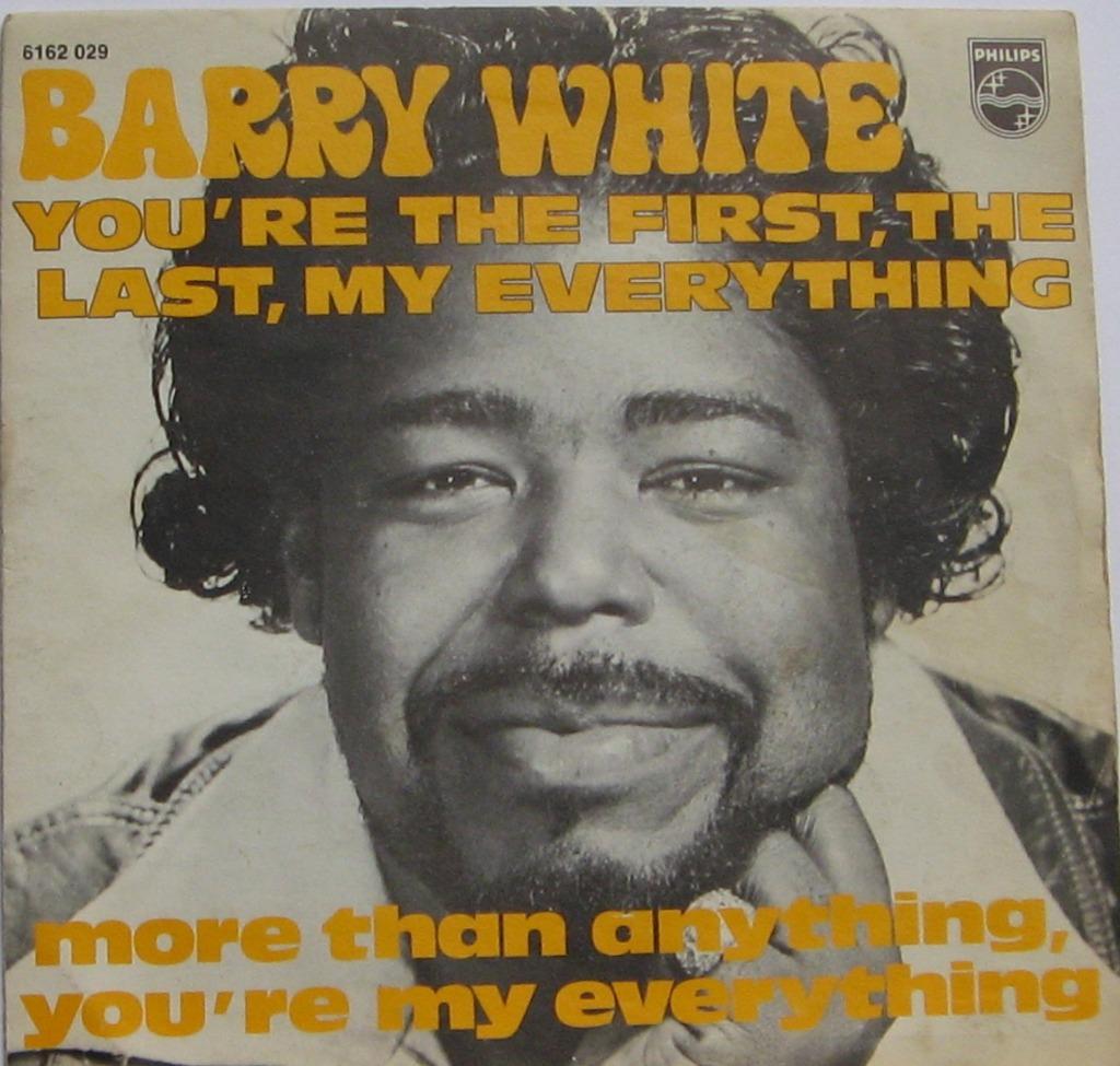 45t Barry White Youre the first the last, Ophalen of Verzenden, Gebruikt