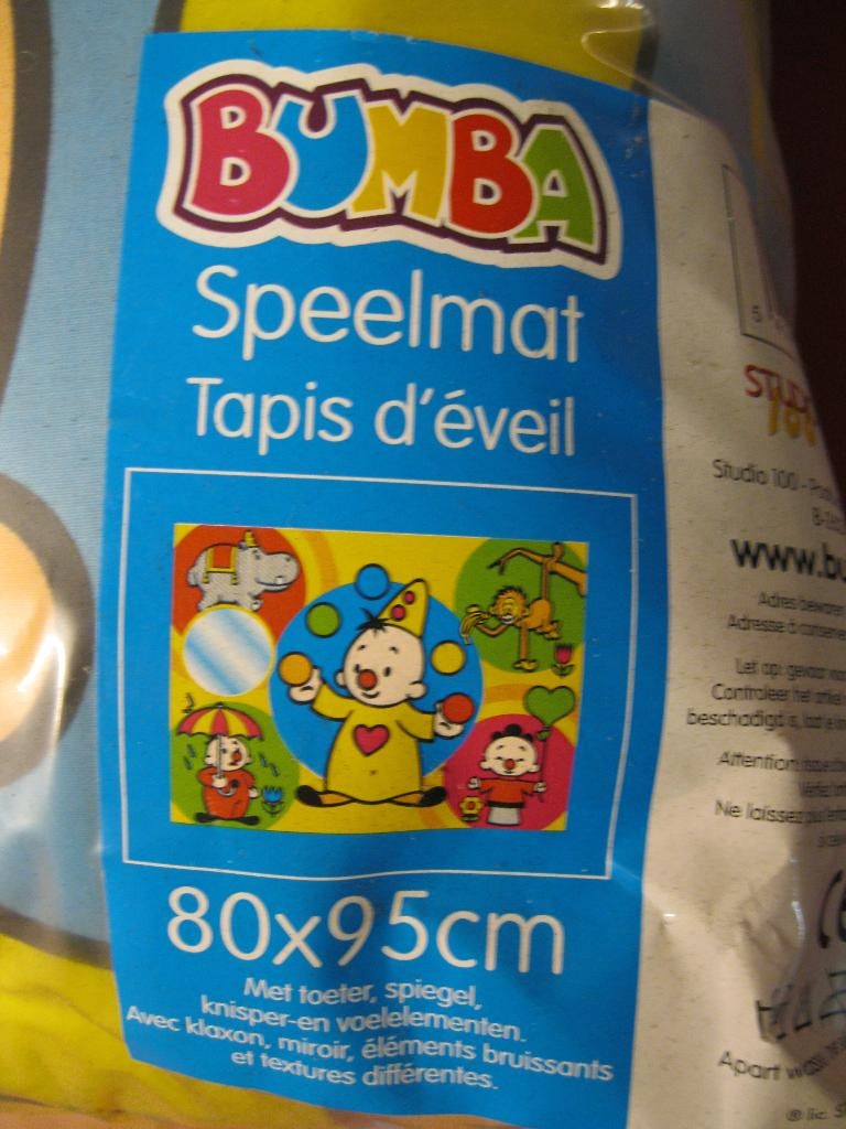 Bumba speelmat nieuw 80 x 95 cm, Kinderen en Baby's, Speelgoed | Overig, Ophalen of Verzenden, Nieuw, Jongen of Meisje