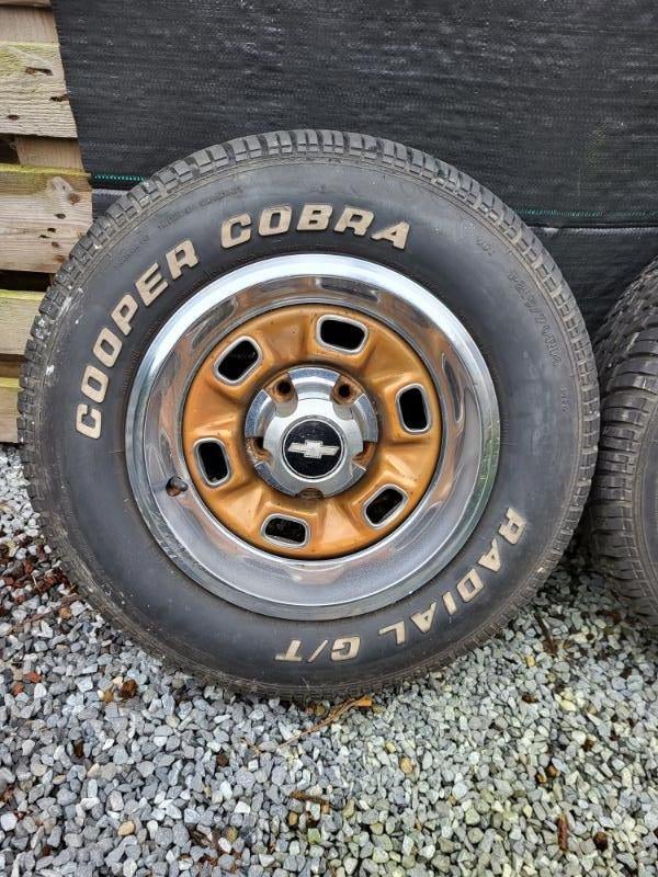 4 Banden + 4 Velgen- Cooper Cobra GT, Auto-onderdelen, Banden en Velgen, Banden en Velgen, All Season, Personenwagen, Gebruikt