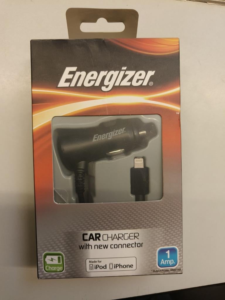 Chargeur de voiture Energizer pour iPhone, Enlèvement ou Envoi, Neuf
