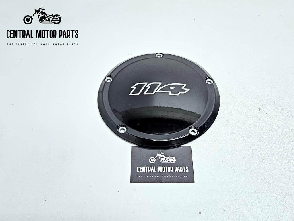 Derby Cover Glans Zwart 117 Touring 2017-up, Motoren, Onderdelen | Harley-Davidson, Gebruikt, Ophalen of Verzenden