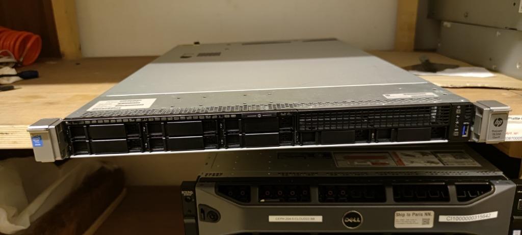 HP DL360 Gen9 2xE5-2683V3 (56 cpus logiques) 128Gb/256G RAM, Computers en Software, Gebruikt, 2 tot 3 Ghz, Hot swappable onderdelen