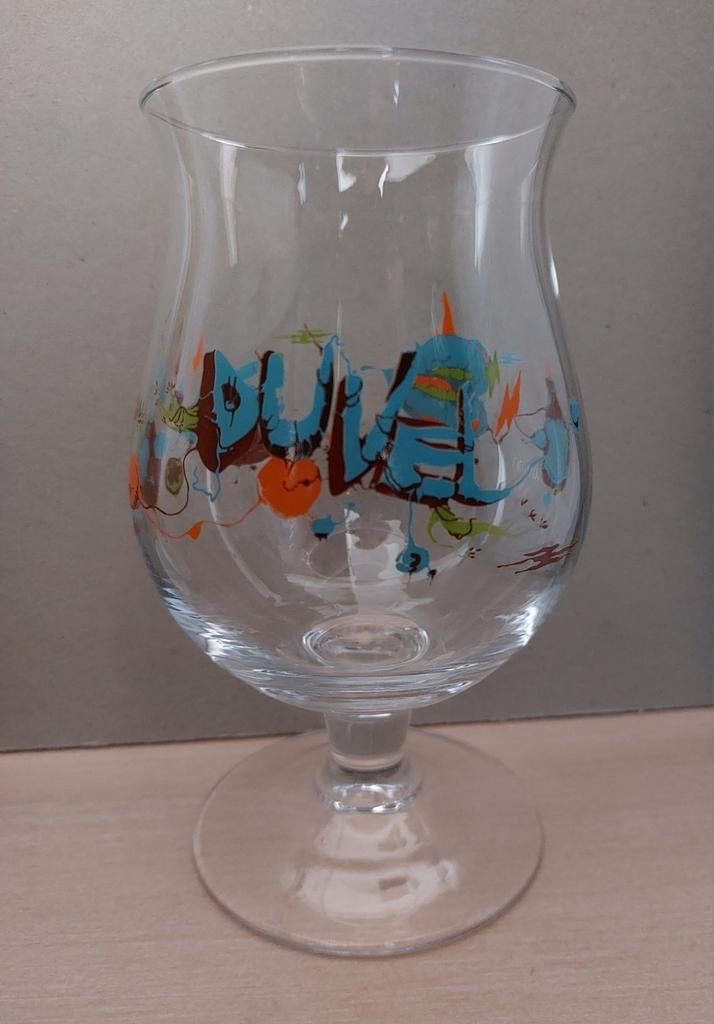 Duvel glas Yan Sorgi 2014., Verzamelen, Ophalen of Verzenden, Zo goed als nieuw, Duvel