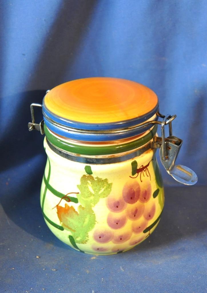 bocal en faience pour conservation d'aliment (1), Maison & Meubles, Enlèvement ou Envoi, Utilisé, Céramique, Récipient(s)