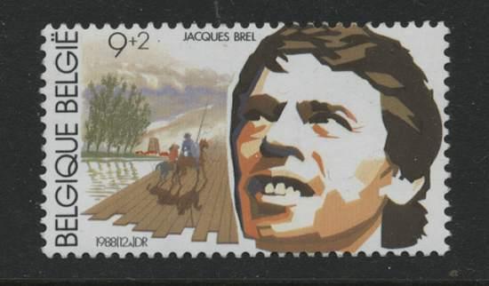 België Jacques Brel postfris, Verzenden, Postfris, Postfris, Muziek