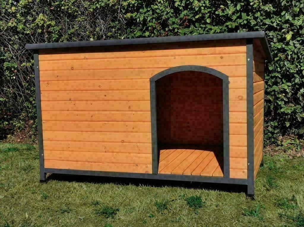 Niche XXL toit shingle noir niche GROS CHIEN niche GEANTE, Envoi, Neuf, Niche à chien