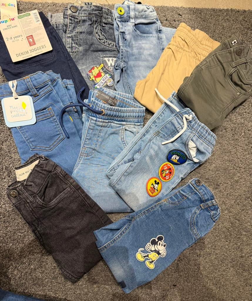 Kledingpakket jongens jeans, Kinderen en Baby's, Ophalen, Zo goed als nieuw, Maat 98