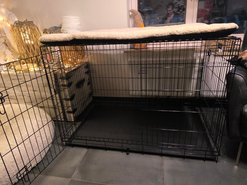 Splinternieuwe plooibare hondenbench voor grote rassen, Dieren en Toebehoren, Hondenbenches, Ophalen, Nieuw