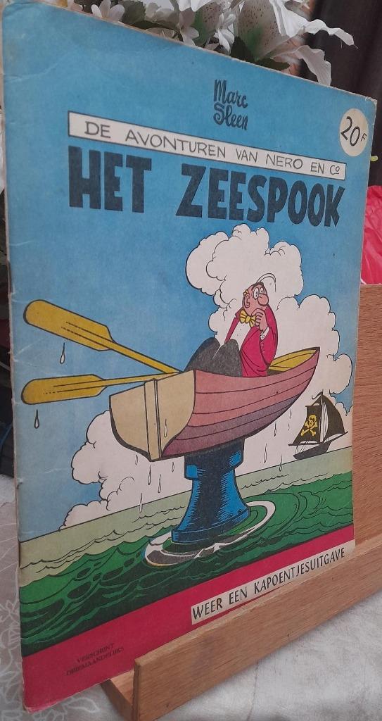 nero ;  ‘het zeespook '' herdruk 1965, Boeken, Stripverhalen, Gelezen, Marc Sleen, Eén stripboek, Ophalen of Verzenden