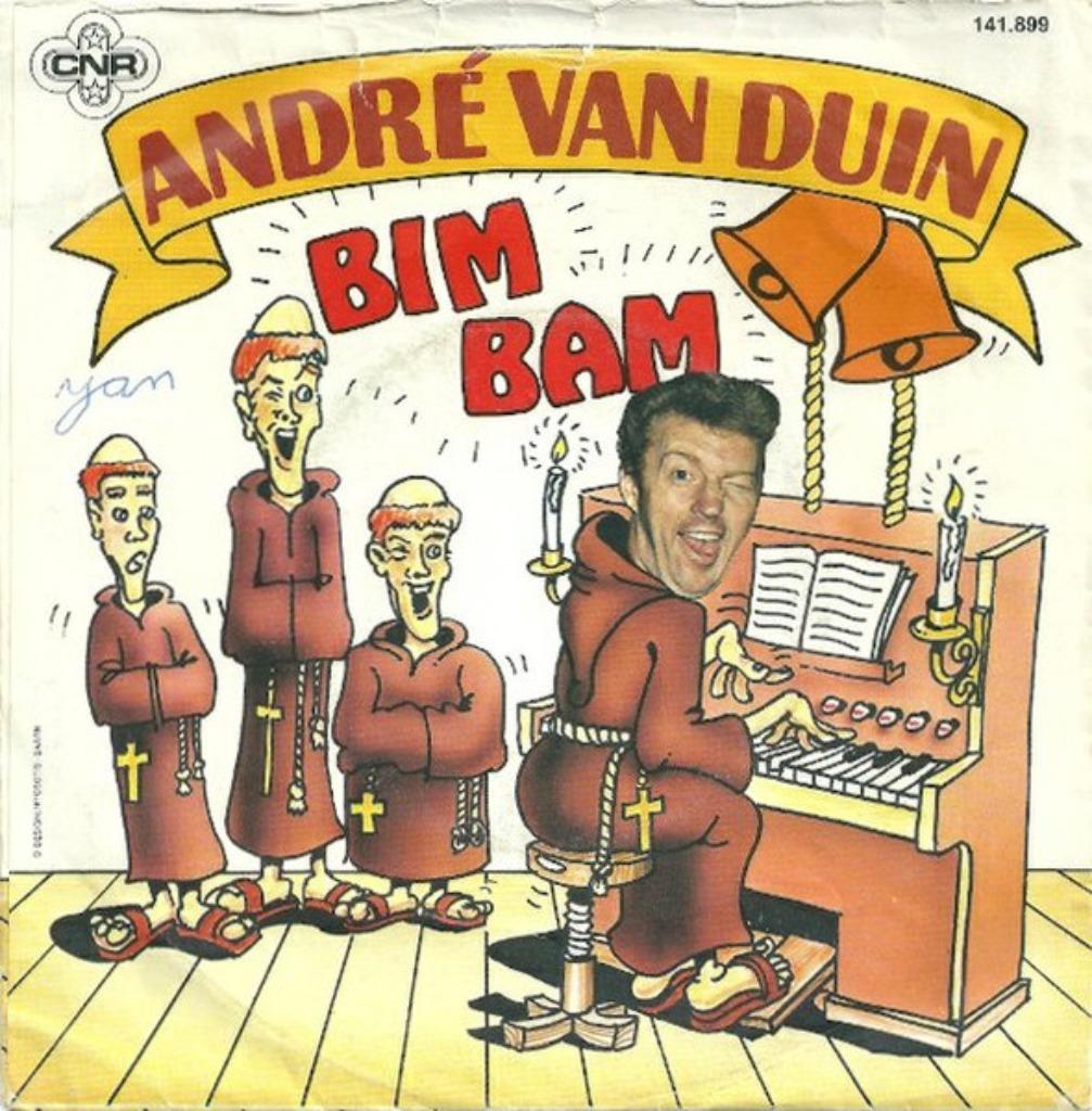 André Van Duin - Bim Bam / Als Je Huilt, Ophalen of Verzenden, Zo goed als nieuw, Pop