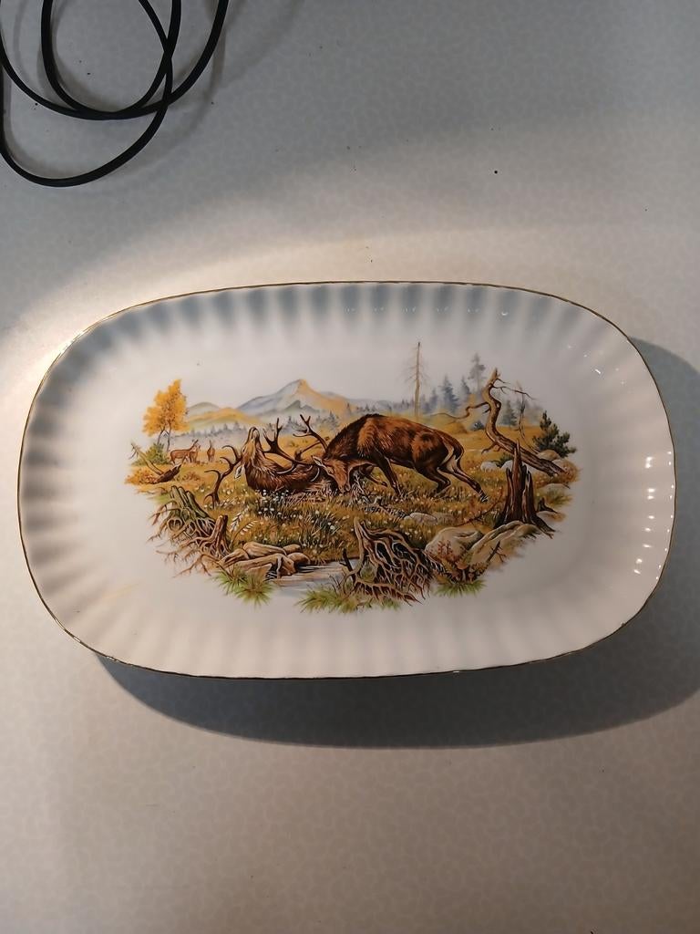 Schaal en kom  en potje jacht,wild, natuur, Ophalen of Verzenden