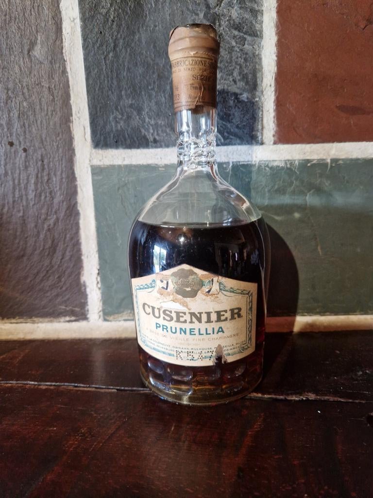 Vieille liqueur Cusenier Prunella  1940/50, Collections, Vins, Neuf, Enlèvement ou Envoi