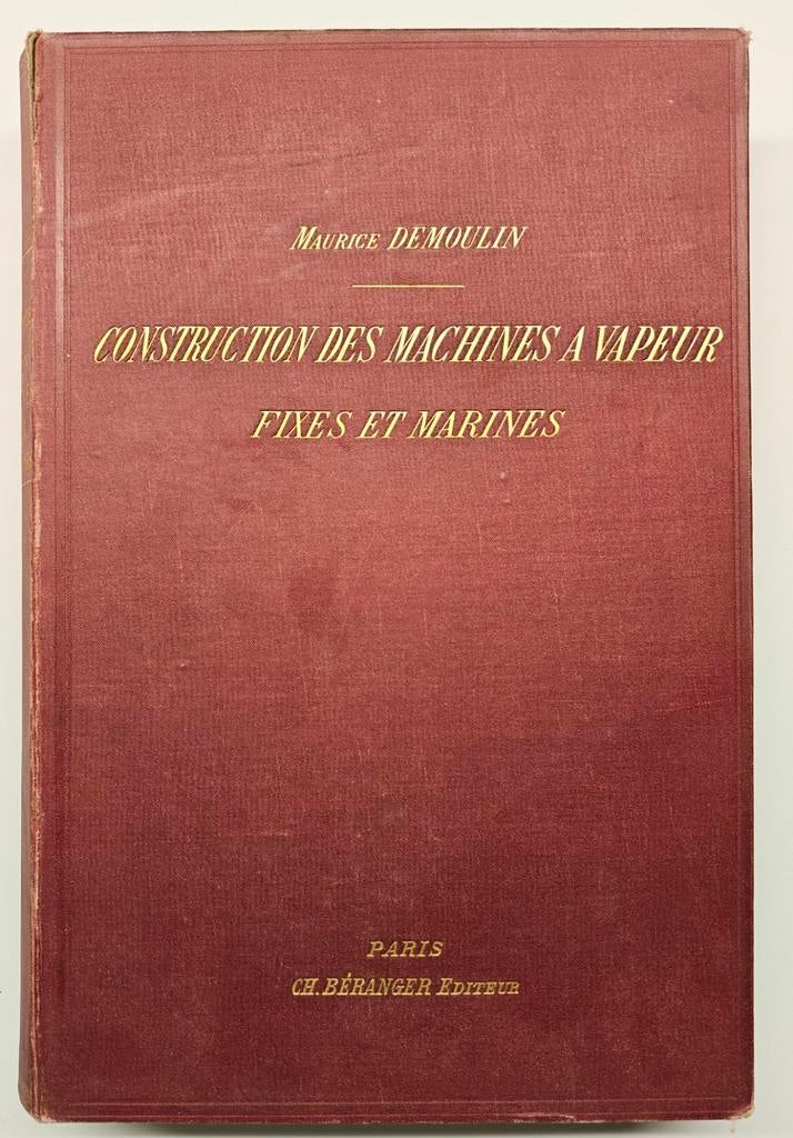 Construction des Machines a Vapeur fixes et marines, 1895., Boeken, Ophalen of Verzenden