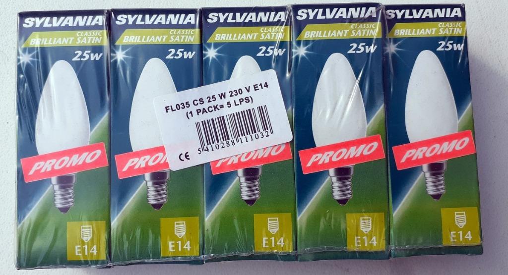 Nieuwe gloeilampen, E14 (klein), Nieuw, Ophalen, 30 tot 60 watt