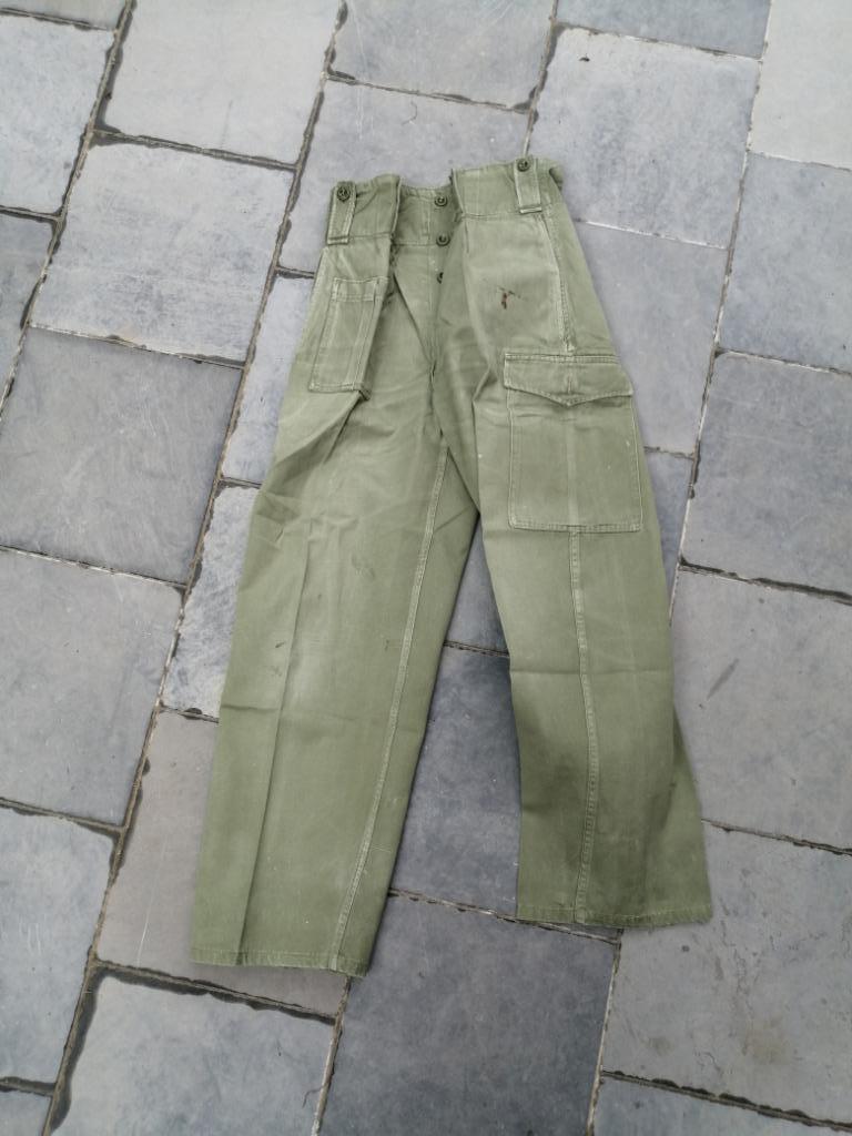 BELGIQUE - ABL - PANTALON DE BATTLE DRESS TOILE 1961, Verzamelen, Militaria | Algemeen, Landmacht, Kleding of Schoenen, Ophalen of Verzenden