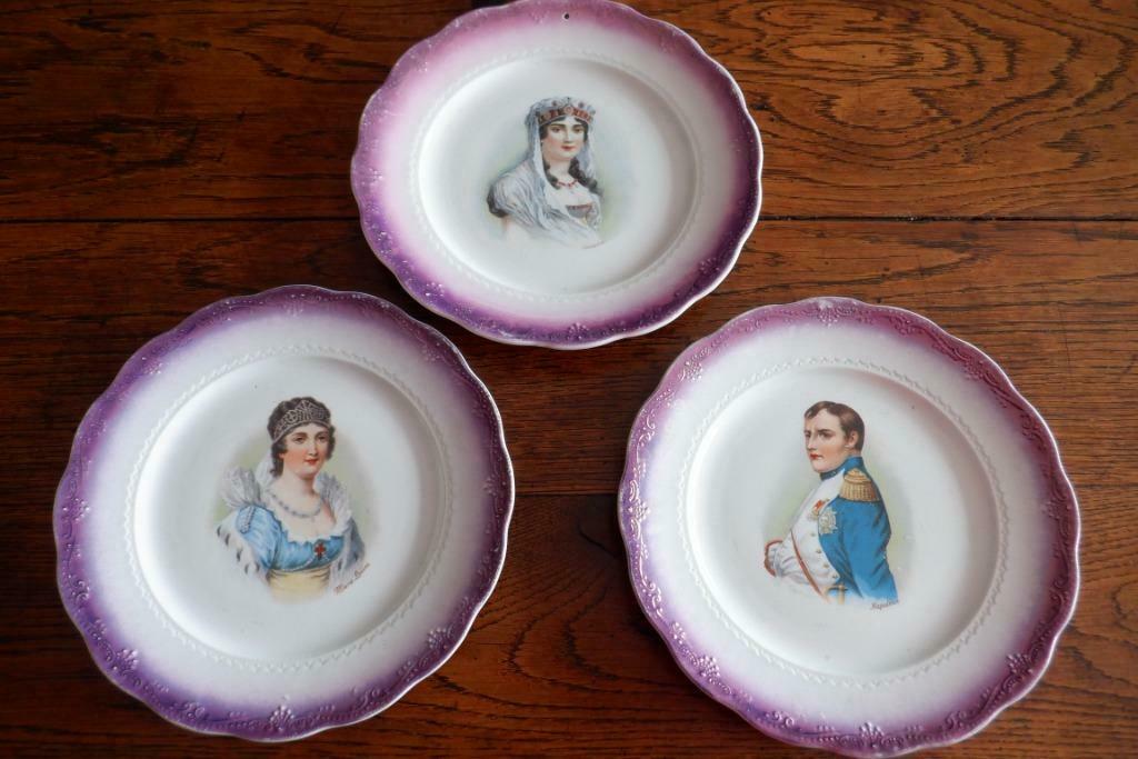 Historische sierborden met Napoleon, Ophalen