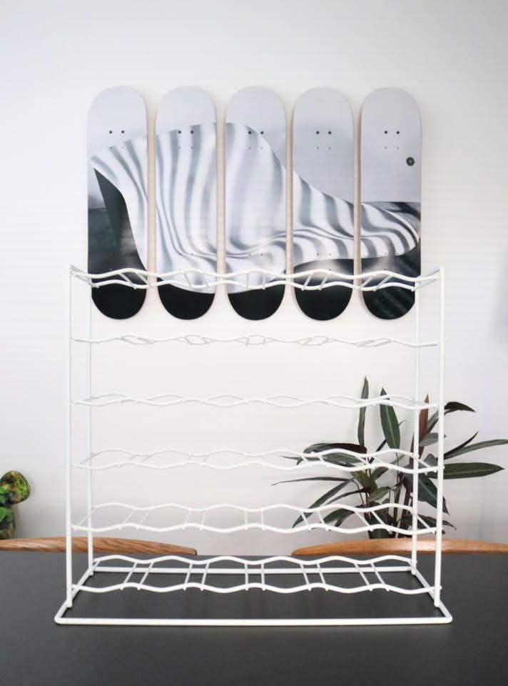 Vintage Wijnrek - Dutch Metal Wine Bottle Rack Tomado 1970, Huis en Inrichting, Woonaccessoires | Wijnrekken, Ophalen, Zo goed als nieuw