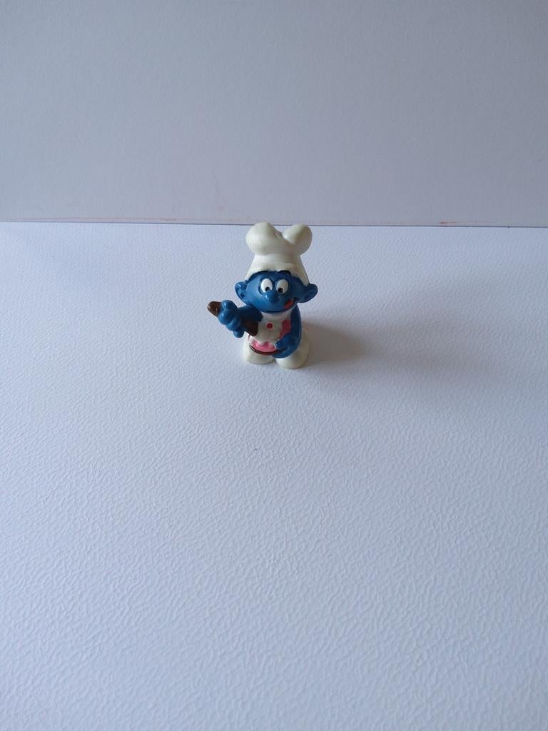 Schtroumpf Gourmand, Collections, Schtroumpfs, Enlèvement ou Envoi, Utilisé, Schtroumpf Gourmand, Poupée, Figurine ou Peluche