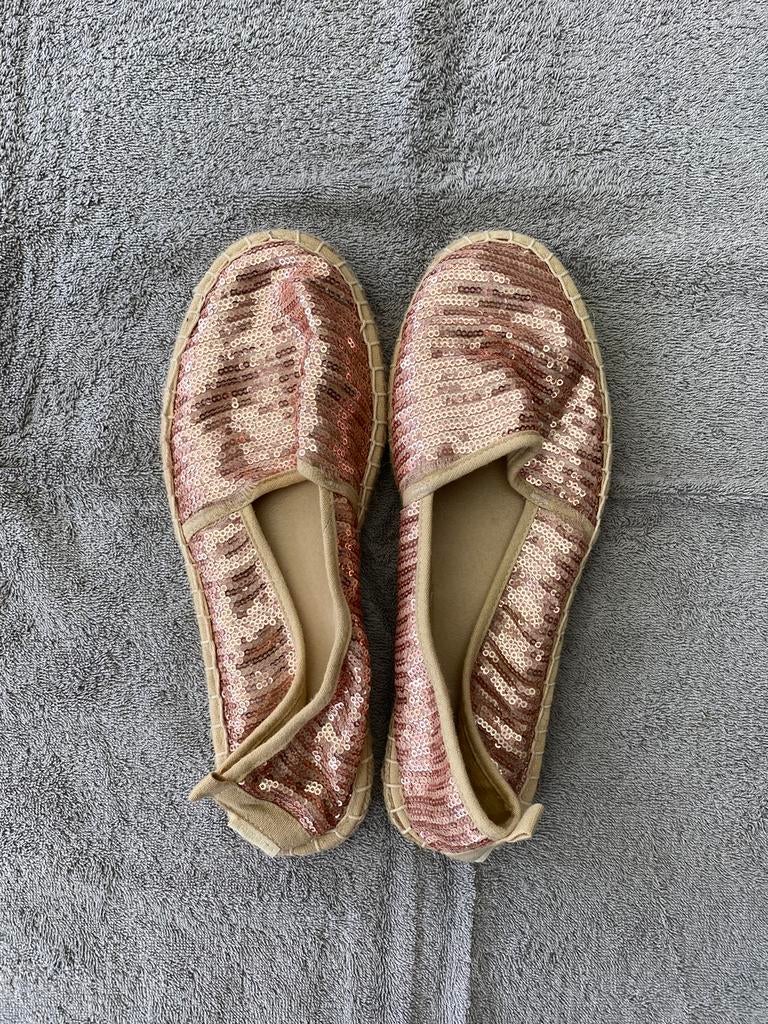 Roze glitter espadrilles (maat 42), Tamaris, Espadrilles, Enlèvement ou Envoi, Rose