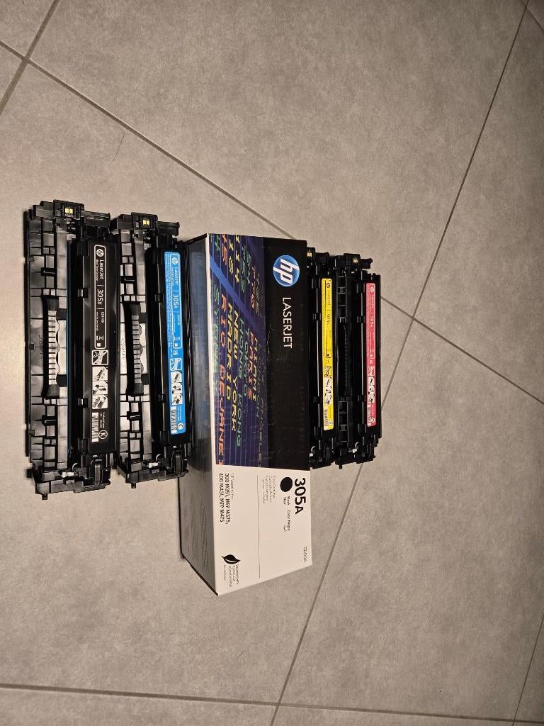 HP 305A Toners, Zwart nieuw in doos., Enlèvement, Utilisé, Toner, HP ORIGINAL
