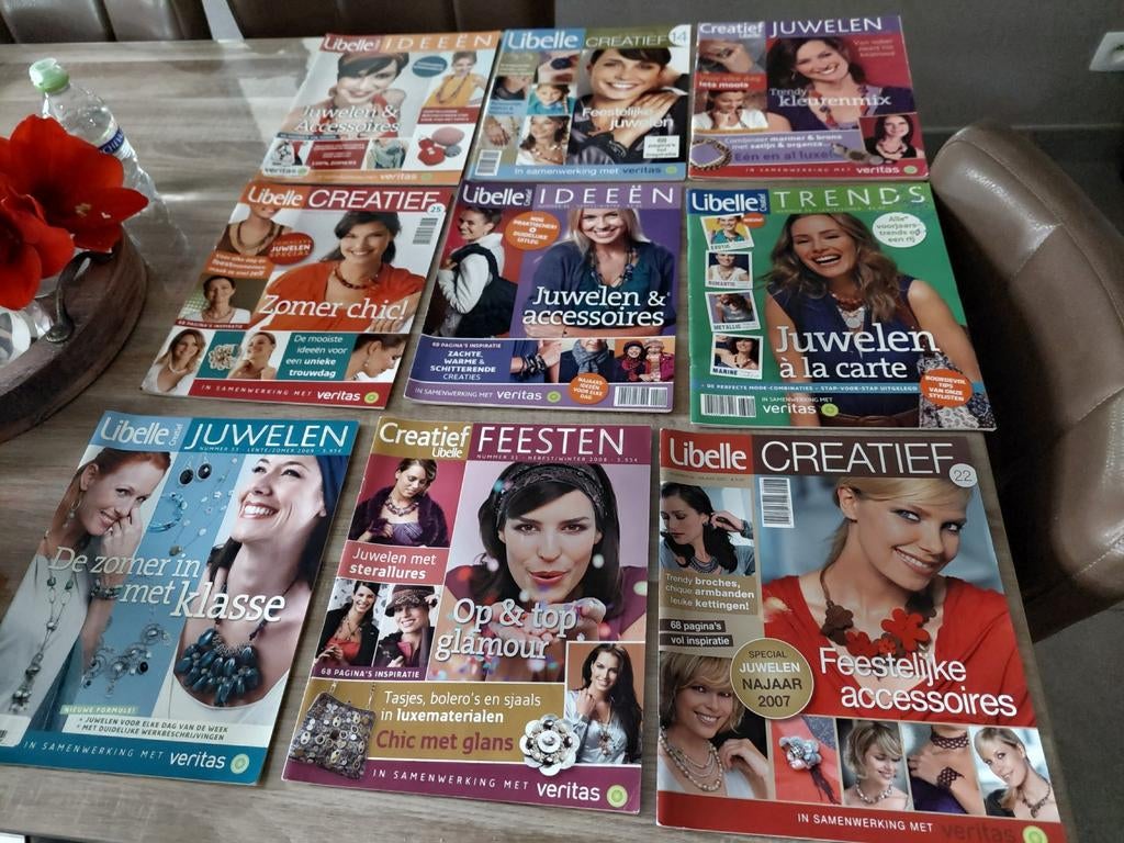 Lot van 9 boeken over juwelen maken, Ophalen