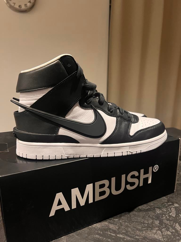 Nike Dunk high Ambush 44 Black/white, Ophalen