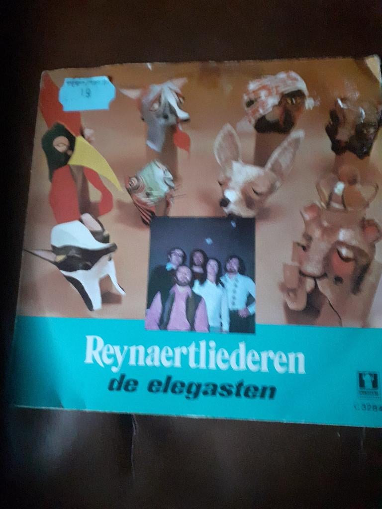 45T Elegasten : Reynaertliederen (Belpop), Ophalen of Verzenden