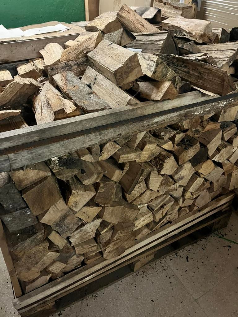 Pallet brandhout, Tuin en Terras, Brandhout, Ophalen, Blokken