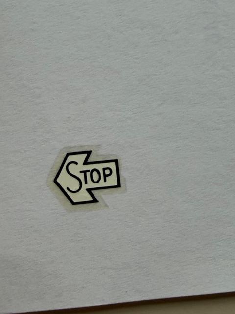 100 Vellen zelfklevers "STOP" van 5 stuks - 9mmx12mm(nr4849), Ophalen of Verzenden, Nieuw