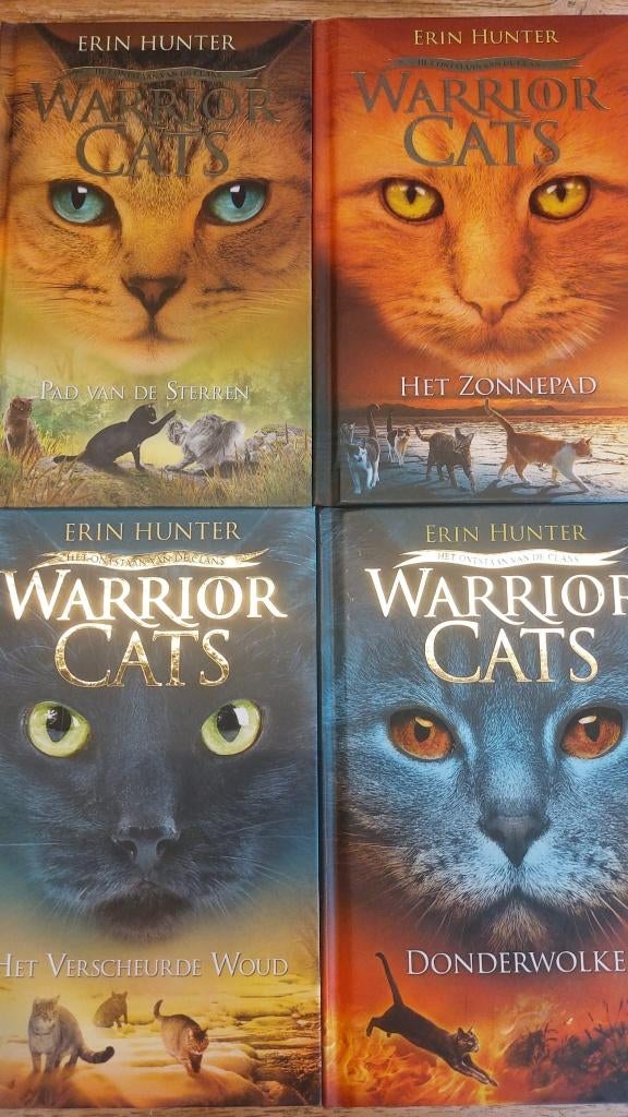 Warrior Cats boek 1, 2, 5 & 6 reeks 0, Boeken, Ophalen, Erin Hunter, Zo goed als nieuw, Fictie