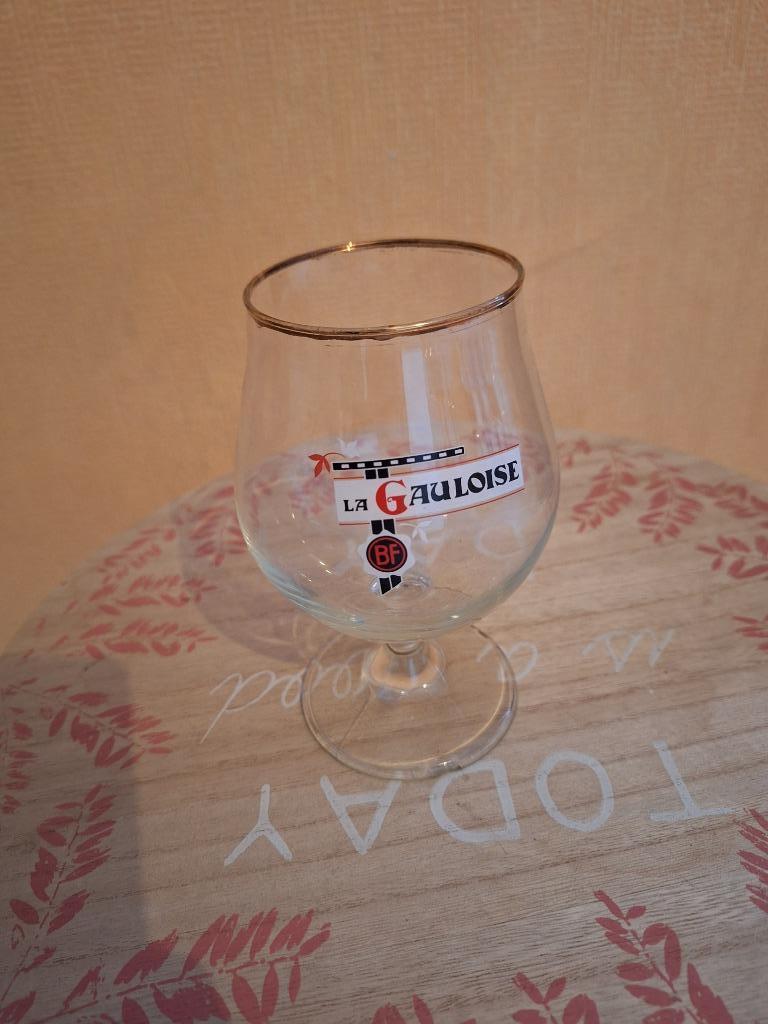Lot de 6 verres La Gauloise, Ophalen, Zo goed als nieuw, Glas of Glazen, Overige merken