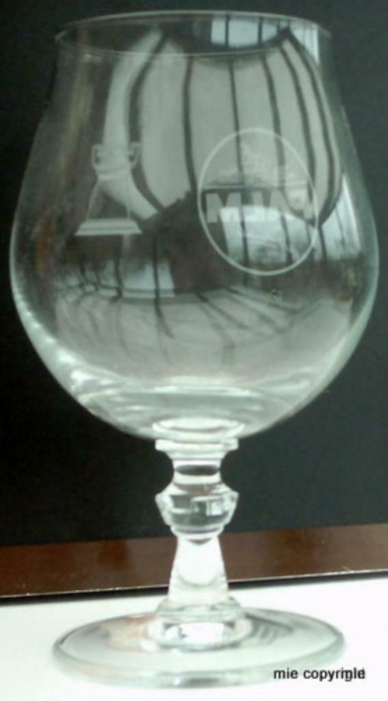 Bier brouwerij glas Palm schaakspel F, Verzamelen, Ophalen of Verzenden, Zo goed als nieuw, Bierglas