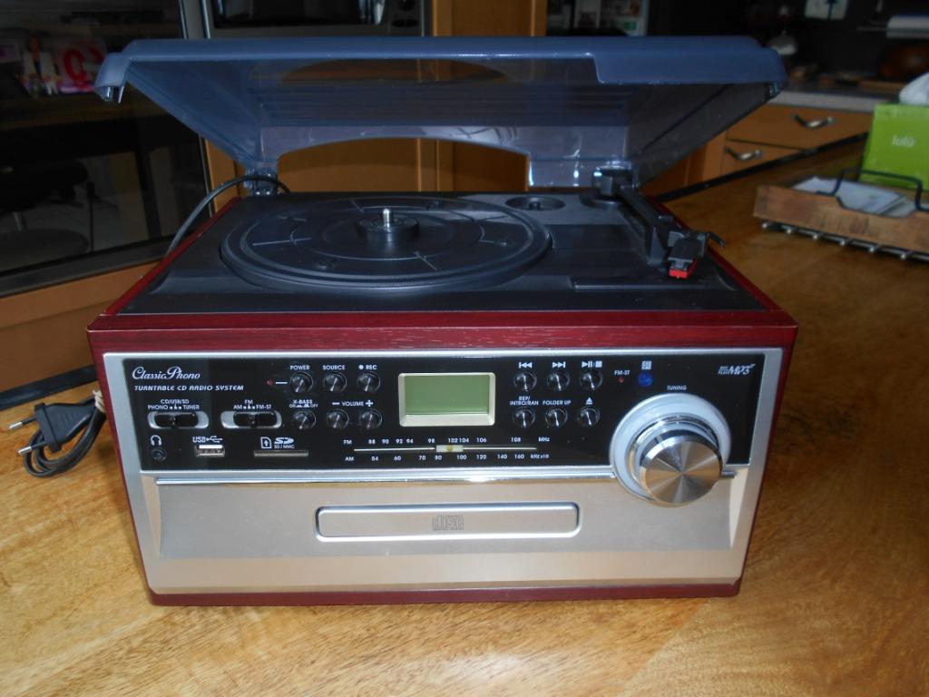 TOURNE DISQUES/radio/compact disc/usb, Musique & Instruments, Enlèvement, Comme neuf