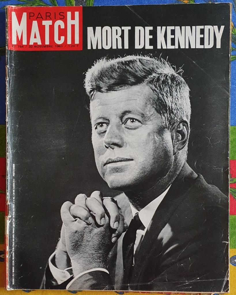 Paris Match 764 Edition Originale du 30/11/1963 - mort JFK, Verzamelen, Ophalen of Verzenden, 1960 tot 1980, Tijdschrift