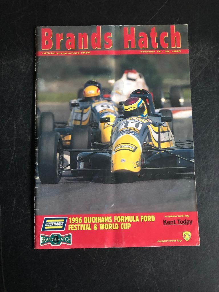 programma 1996 Formula Ford Brands Hatch, Ophalen of Verzenden